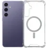 Coque arrière Phonesta Shockproof MagSafe pour Samsung Galaxy S25 Plus/S24 Plus - Transparent