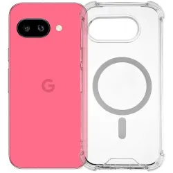 Coque arrière Phonesta Shockproof MagSafe pour Google Pixel 9a - Transparent