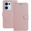 Coque portefeuille Phonesta Smooth Skin pour Oppo Reno13 - Or rose