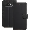Coque portefeuille Phonesta Smooth Skin pour Google Pixel 9a - Noir 0