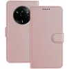 Coque portefeuille Phonesta Smooth Skin pour Realme 14 Pro - Or rose