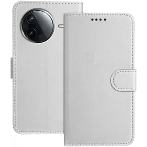 Coque portefeuille Phonesta Smooth Skin pour Xiaomi Poco F7 Pro/F7 Ultra - Argent