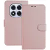Coque portefeuille Phonesta Smooth Skin pour Xiaomi Redmi Note 14 Pro 4G - Or rose 0