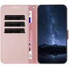 Coque portefeuille Phonesta Smooth Skin pour Xiaomi Redmi Note 14 Pro 4G - Or rose 5