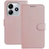 Coque portefeuille Phonesta Smooth Skin pour Xiaomi Redmi Note 14 5G / Xiaomi Poco M7 Pro - Or rose