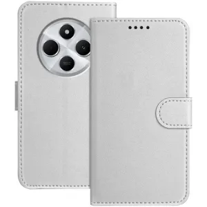 Coque portefeuille Phonesta Smooth Skin pour Xiaomi Redmi 14C / Xiaomi Poco C75 - Argent