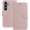 Coque portefeuille Phonesta Smooth Skin pour Samsung Galaxy S25 Plus/S24 Plus - Or rose