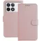 Coque portefeuille Phonesta Smooth Skin pour Xiaomi 14T - Or rose