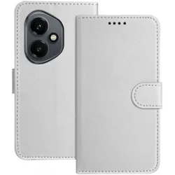 Coque portefeuille Phonesta Smooth Skin pour HONOR 400 - Argent