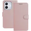 Coque portefeuille Phonesta Smooth Skin pour HONOR 400 Lite - Or rose