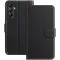 Coque portefeuille Phonesta Smooth Skin pour Samsung Galaxy A15 4G/5G - Noir