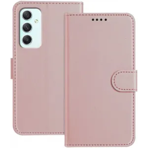 Coque portefeuille Phonesta Smooth Skin pour Samsung Galaxy A35 - Or rose