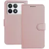 Coque portefeuille Phonesta Smooth Skin pour Xiaomi 14T Pro - Or rose 0