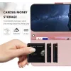 Coque portefeuille Phonesta Smooth Skin pour Xiaomi 14T Pro - Or rose 1