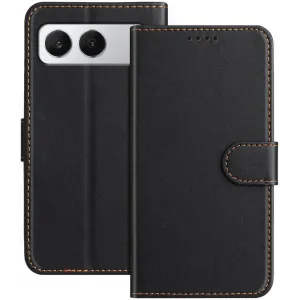 Coque portefeuille Phonesta Smooth Skin pour OnePlus Nord 4 - Noir