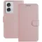 Coque portefeuille Phonesta Smooth Skin pour Motorola Moto G85/Edge 50 Fusion - Or rose