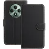 Coque portefeuille Phonesta Smooth Skin pour Oppo Reno12 F/Reno12 FS - Noir 0