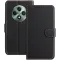 Coque portefeuille Phonesta Smooth Skin pour Oppo Reno12 F/Reno12 FS - Noir