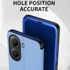 Coque à rabat Phonesta Smart Mirror View pour Xiaomi Poco X7 Pro - Or 5