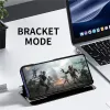 Coque à rabat Phonesta Smart Mirror View pour Xiaomi Poco X7 Pro - Indigo 3