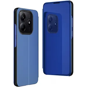Coque à rabat Phonesta Smart Mirror View pour Xiaomi Redmi Note 14 4G - Bleu