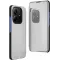 Coque à rabat Phonesta Smart Mirror View pour Xiaomi Redmi Note 14 4G - Argent
