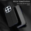 Coque à rabat Phonesta Smart Mirror View pour Xiaomi Redmi Note 14 Pro 5G / Xiaomi Poco X7 - Or 1