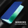 Coque à rabat Phonesta Smart Mirror View pour HONOR 400 Lite - Or 4