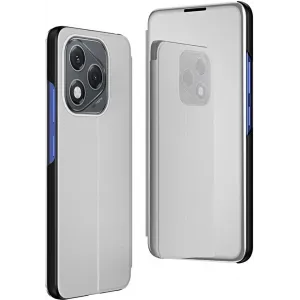 Coque à rabat Phonesta Smart Mirror View pour HONOR 400 Lite - Argent