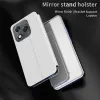 Coque à rabat Phonesta Smart Mirror View pour HONOR 400 Lite - Argent 1