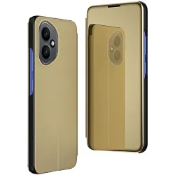 Coque à rabat Phonesta Smart Mirror View pour HONOR 400 Pro - Or