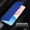 Coque à rabat Phonesta Smart Mirror View pour HONOR 400 Pro - Violet 3