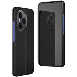 Coque à rabat Phonesta Smart Mirror View pour HONOR 400 Pro - Noir