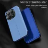 Coque à rabat Phonesta Smart Mirror View pour Xiaomi 15T - Or 1