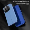 Coque à rabat Phonesta Smart Mirror View pour Xiaomi 15T Pro - Violet 1