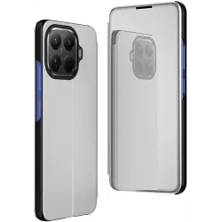 Coque à rabat Phonesta Smart Mirror View pour Xiaomi 15T Pro - Argent
