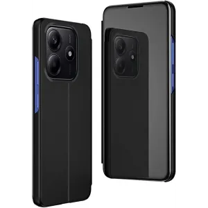 Coque à rabat Phonesta Smart Mirror View pour Xiaomi Redmi Note 14 4G 164.8mm - Noir