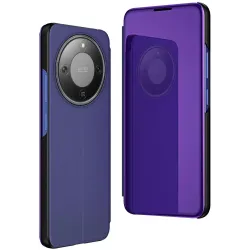 Coque à rabat Phonesta Smart Mirror View pour HONOR Magic8 Lite - Indigo