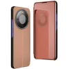 Coque à rabat Phonesta Smart Mirror View pour HONOR Magic8 Lite - Or rose 0