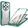 Coque intégrale Phonesta Slim Protect 360 protecteur d'écran pour Oppo Reno12 F/Reno12 FS - Vert