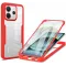 Coque intégrale Phonesta Slim Protect 360 protecteur d'écran pour Xiaomi Redmi Note 14 4G - Rouge