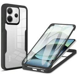 Coque intégrale Phonesta Slim Protect 360 protecteur d'écran pour Xiaomi Redmi Note 14 4G - Noir