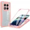Coque intégrale Phonesta Slim Protect 360 protecteur d'écran pour Xiaomi Redmi Note 14 Pro 4G - Rose