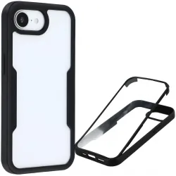 Coque intégrale Phonesta Slim Protect 360 protecteur d'écran pour Apple iPhone 17e/16e - Noir