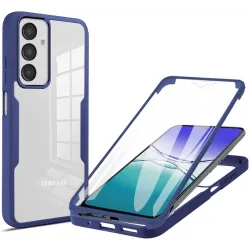 Coque intégrale Phonesta Slim Protect 360 protecteur d'écran pour Samsung Galaxy A16 - Bleu