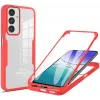 Coque intégrale Phonesta Slim Protect 360 protecteur d'écran pour Samsung Galaxy A16 - Rouge 0