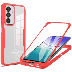 Coque intégrale Phonesta Slim Protect 360 protecteur d'écran pour Samsung Galaxy A16 - Rouge