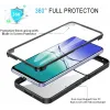 Coque intégrale Phonesta Slim Protect 360 protecteur d'écran pour Samsung Galaxy A16 - Noir 2