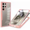 Coque intégrale Phonesta Slim Protect 360 protecteur d'écran pour Samsung Galaxy S25 Ultra - Rose