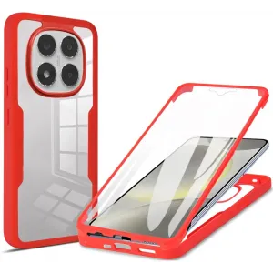 Coque intégrale Phonesta Slim Protect 360 protecteur d'écran pour Xiaomi Redmi Note 14 Pro 5G/14 Pro Plus / Xiaomi Poco X7 - Rouge